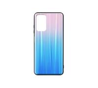 Coque et étui téléphone mobile AVIZAR Coque pour Xiaomi Redmi 9T et Poco M3 Bi-matière Holographique Brillant Fine Légère Rose et Bleu