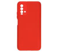 Coque et étui téléphone mobile Avizar Coque pour Xiaomi Redmi 9T Silicone Semi-rigide Finition Soft Touch Fine Rouge