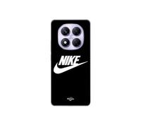 Coque - Maniacase - Xiaomi Redmi Note 14 Pro 5G - Souple - Nike logo - Noir et blanc