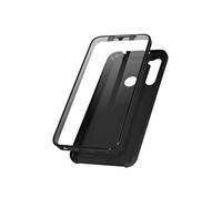 Coque Xiaomi Redmi Note 8 et Note 8 2021 Rigide et Avant Souple - noir