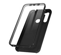 Coque Xiaomi Redmi Note 8 et Note 8 2021 Rigide et Avant Souple - noir