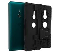 Coque Xperia XZ3 Plus Antichocs Silicone+Polycarbonate Support intégré