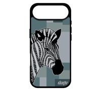 Coque Zebre Pour Iphone 17 Air Silicone Etui Mobile Savane Case Gris Ethnique Dessin Afrique Noir Et Blanc Cheval Cube Rayure Carr¿