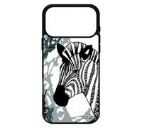 Coque Zebre Pour Iphone 17 Pro Max Silicone Telephone Africain Gris De Protection Azteque Ethnique Tatouage Homme Animaux Noir