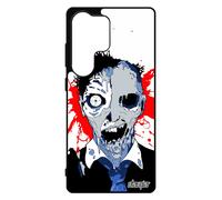 Coque Zombie Pour Galaxy S25 Ultra Silicone Smartphone Squelette Sang Epouvante Fin Du Monde Horreur Halloween Eclaboussure Bleu Pour Samsung
