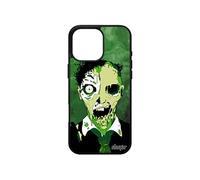Coque zombie pour iPhone 16 pro max en silicone halloween metal horreur 4G telephone etui homme brouillard apocalypse case pas cher Apple