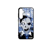 Coque zombie pour Samsung galaxy S25+ Plus en silicone fin du monde original Bleu mort vivant solide case 4G ruine ado halloween antichoc