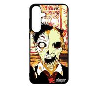 Coque Zombie Pour Samsung S25+ Plus Silicone Immeuble Telephone Ville Horreur Terrifiant Ruine Housse Mort Vivant Design Gore Etui Pour Galaxy