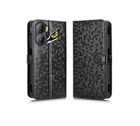 Coque ZTE Nubia Neo3 5G Wallet Cuir PU Antichoc Noir
