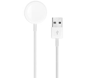 Coquedetelephone.fr Coquedetelephone.fr Câble de charge magnétique Watch USB-A 1 mètre Blanc Blanc