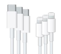 Coquedetelephone.fr Coquedetelephone.fr Câble USB-C vers Lightning pack de 3 'pre-owned' 1 mètre Blanc Blanc