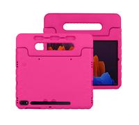 Coquedetelephone.fr Coquedetelephone.fr Coque kidsproof avec poignée Samsung Galaxy Tab S8 Plus / S7 Plus / S7 FE 5G Rose Rose