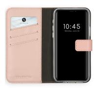 Coquedetelephone.fr Coquedetelephone.fr Étui portefeuille en cuir véritable iPhone 12 (Pro) Dusty Pink Rose clair