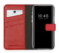 Coquedetelephone.fr Coquedetelephone.fr Étui portefeuille en cuir véritable iPhone 12 Pro Max Rouge Rouge