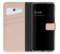 Coquedetelephone.fr Coquedetelephone.fr Étui portefeuille en cuir véritable Samsung Galaxy S21 Dusty Pink Rose clair