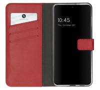 Coquedetelephone.fr Coquedetelephone.fr Étui portefeuille en cuir véritable Samsung Galaxy S21 Plus Rouge Rouge
