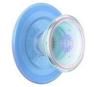 PopSockets PopSockets PopGrip MagSafe Round Opalescent Blue Porte-doigt pour téléphone portable Bleu