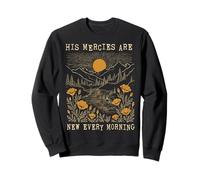 Coquelicot de Californie, Écriture chrétienne, Mercy Morning Faith Sweatshirt