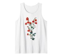 Coquelicot Rouge Botanique Coquelicot Rouge Débardeur