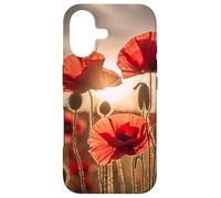 Coquelicot Rouge Coquelicots Fleurs Fleur Nature Paysage Coque pour iPhone 17