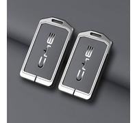Coques Clé Voiture pour BYD Song Plus Atto 3 Han EV Tang DM Qin Seal Dolphin, Coque Clé Télécommande Coque de Protection pour clé de Voiture Etui a Clef Couvre Clef Étui à Clé,Card-Grey 1