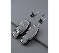Coques Clé Voiture pour BYD Song Plus Atto 3 Han EV Tang DM Qin Seal Dolphin, Coque Clé Télécommande Coque de Protection pour clé de Voiture Etui a Clef Couvre Clef Étui à Clé,Type B-Grey 2