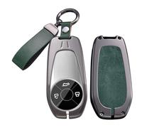 Coques Clé Voiture pour GWM HAVAL H6 M6 ORA 03 R1 R2 Good Cat GT, Coque Clé Télécommande Coque de Protection pour clé de Voiture Etui a Clef Couvre Clef Étui à Clé,Green-B