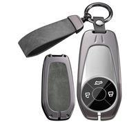 Coques Clé Voiture pour GWM HAVAL H6 M6 ORA 03 R1 R2 Good Cat GT, Coque Clé Télécommande Coque de Protection pour clé de Voiture Etui a Clef Couvre Clef Étui à Clé,Grey-B