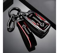 Coques Clé Voiture pour Peugeot Partner, Etui Cles Étui Clés Adapté Étanche et Résistant Aux Chutes Protection Boitier e Voiture,A