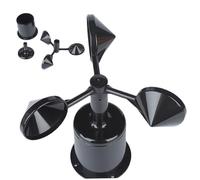 Coques d'anémomètre, boîtier en plastique résistant aux intempéries - Accessoires de compteur de vitesse du vent faciles à installer pour la mesure