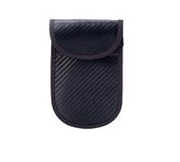Coques de clé Étui Blocage Signal Clé Voiture Pochettes Fiber Carbone Pochette Fob Sac Blocage sans Clé Protection Contre Radiations Accessoires Automobiles Boitier de Clef