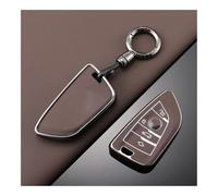 Coques de clé Étui Clé De Voiture Pour Série 1 2 3 5 7 Coque Sans Clé G02 G31 G23 F34 F15 F40 IX3 X1 F48 X3 G20 X4 X5 G05 X6 F16 M40i M440i Coquille de clé(Blanc)