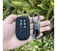 Coques de clé Etui Clés Voiture Silicone À 7 Boutons Sac Protection Peau Support Coque Caoutchouc Pour Odyssey 2021 2022 2023 Porte-clés À Distance Coquille de clé(1 UK)