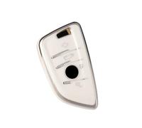 Coques de clé Porte-clés En TPU Pour Clé Télécommande De Voiture Accessoires Pour X1 X3 X4 X5 X6 F15 F16 G30 G11 F48 Coque Fob Série 3 5 7 Coquille de clé(Blanc)