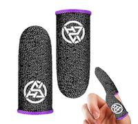 Coques de Doigt de Jeu, Protège-Doigts pour Jeux, Manchette de Doigt Flexible Anti-Transpiration | Pochettes de Pouce pour Jeux de téléphone Portable, Étui de Pouce Cool et Respirant pour la Taille
