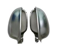 Coques De RéTroviseur Compatible Avec VW Pour Golf Pour GTI Pour MK5 2004-2008 Pour EOS 2006-2008 2 Pièces Couvercles De Rétroviseurs Latéraux Chromés Mats Capuchons Argentés Porte