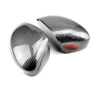 Coques De Rétroviseur De Compatible Avec Ford For Fiesta For MK7 2008 2009 2010-2017 ABS Carbon Fibre Car Rearview Mirror Cover Cover Trim Car Accessories Styling