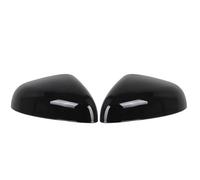 Coques De Rétroviseur Extérieur Pour Ford Pour Fiesta Pour Mk8 2018-2023 Coque De Protection De Rétroviseur Latéral De Remplacement Rétroviseur Extérieur Boîtiers(Noir brillant,Une paire)