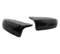 Coques de retroviseur Pour BMW X5 E70 X6 E71 2008-2013 Couvercle De Rétroviseur Modifié Noir Brillant Motif Fibre Carbone(2)