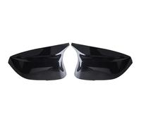 Coques de rétroviseurs 1 paire de couvercles rétroviseur remplacement pour QX30 Q50 Q60 Q70 2014 - 2021, capuchon à motif noir/Fiber carbone, accessoires voiture(Carbon Fiber Pattern)