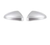 Coques de rétroviseurs argentées mates Compatible pour Audi A4 B9 8W S4 RS4 A5 S5 RS5 2017-2023 Boîtiers de rétroviseurs latéraux de rechange en carbone noir(Matte Silver-2pcs)