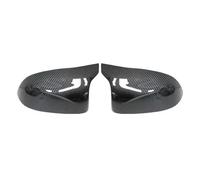 Coques De Rétroviseurs Auto Pour BMW Pour F25 X3 F26 X4 F15 X5 F16 X6 2014-2018 Noir Brillant Capuchons Style Auto Voiture Rétroviseur Latéral Couverture Garniture(Carbon fiber pattern)