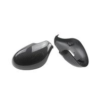 Coques de Rétroviseurs Auto Pour Seat Leon MK1 1M 1999-2006 Coque De Rétroviseur Latéral Protection Du Cadre Finition Aspect Carbone Et Noir Brillant(Carbon Fiber Look)