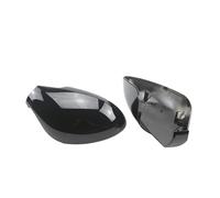 Coques de Rétroviseurs Auto Pour Seat Leon MK1 1M 1999-2006 Coque De Rétroviseur Latéral Protection Du Cadre Finition Aspect Carbone Et Noir Brillant(Black)