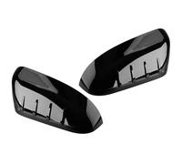 Coques de rétroviseurs Autocollant Pour Ford Pour Explorer 2011-2015 Coque De Rétroviseur Extérieur Garniture Boîtier Capuchon de Rétroviseur(Noir)