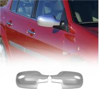 Coques de rétroviseurs Cache pour Renault Fluence 2002-2008 Chrome ABS Argent