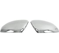 Coques de rétroviseurs Couverture de rétroviseur pour Citroen C4 Cactus 2014-2020 Acier inoxydable Argent