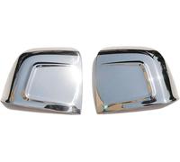Coques de rétroviseurs Couverture de rétroviseur pour Fiat Doblo 2010-2021 Acier inoxydable Argent 2pcs