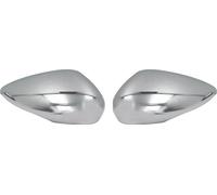 Coques de rétroviseurs Couverture de rétroviseur pour Ford Fiesta / B-Max 2008-2017 Chrome ABS Gris