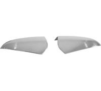 Coques de rétroviseurs Couverture de rétroviseur pour Hyundai Bayon 2021-2025 Acier inoxydable Argent 2pcs